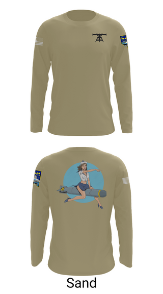 Long Sleeve Performance Shirt, 733, Navy, Teamtime, Team time, sublimation, custom sports apparel, team uniforms, spirit wear, spiritwear, sports uniforms, custom shirts, team store, custom team store, fundraiser sports, apparel fundraiser