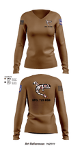 725 SPO 23819482 Women's Long Sleeve V-neck Shirt - 2