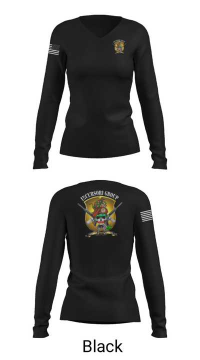 Incursori 53152298 Women's Long Sleeve V-neck Shirt - 32