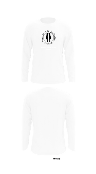 Long Sleeve Performance Shirt, Bpurbon and Ballistics Podcast, , Teamtime, Team time, sublimation, custom sports apparel, team uniforms, spirit wear, spiritwear, sports uniforms, custom shirts, team store, custom team store, fundraiser sports, apparel fundraiser