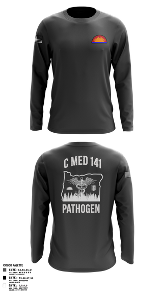 Long Sleeve Performance Shirt, C Med, National Guard, Teamtime, Team time, sublimation, custom sports apparel, team uniforms, spirit wear, spiritwear, sports uniforms, custom shirts, team store, custom team store, fundraiser sports, apparel fundraiser