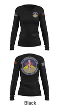 18 MDSS 25197839 Women's Long Sleeve V-neck Shirt - 37