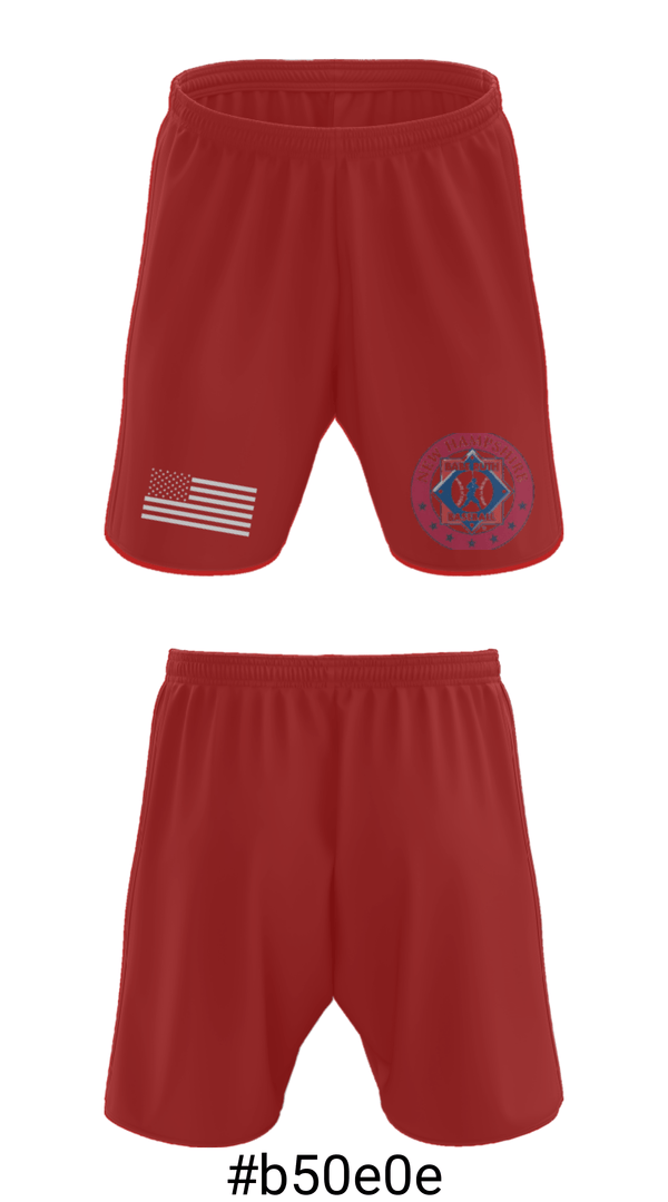 Athletic Shorts With Pockets, New Hampshire Babe Ruth Leagues, Baseball, Teamtime, Team time, sublimation, custom sports apparel, team uniforms, spirit wear, spiritwear, sports uniforms, custom shirts, team store, custom team store, fundraiser sports, apparel fundraiser