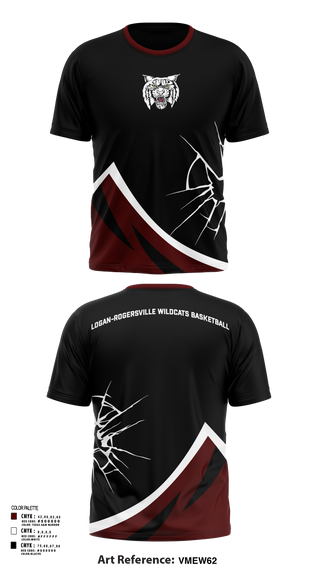 Short Sleeve Performance Shirt, Logan-Rogersville Wildcats, Spirit Store, Teamtime, Team time, sublimation, custom sports apparel, team uniforms, spirit wear, spiritwear, sports uniforms, custom shirts, team store, custom team store, fundraiser sports, apparel fundraiser