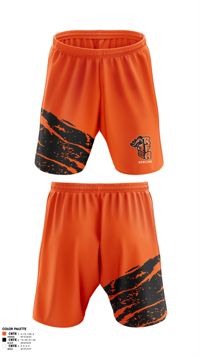 Rome Free Academy Bowling 93035868 Athletic Shorts With Pockets - 2