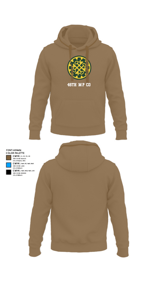 Hoodie, 46th MP Co, Army, Teamtime, Team time, sublimation, custom sports apparel, team uniforms, spirit wear, spiritwear, sports uniforms, custom shirts, team store, custom team store, fundraiser sports, apparel fundraiser