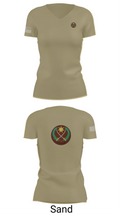 P.S.O 68871160 Women's Short Sleeve V-neck Shirt - 84