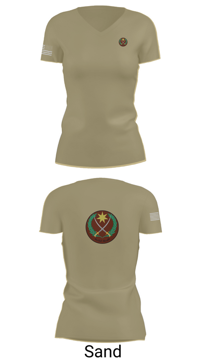 P.S.O 68871160 Women's Short Sleeve V-neck Shirt - 84