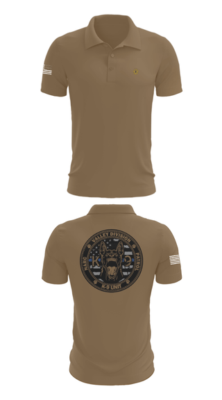 Short Sleeve Performance Polo, VALLEY K9, , Teamtime, Team time, sublimation, custom sports apparel, team uniforms, spirit wear, spiritwear, sports uniforms, custom shirts, team store, custom team store, fundraiser sports, apparel fundraiser
