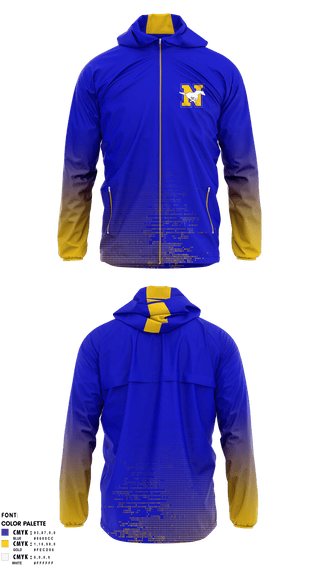Windbreaker, Norwood High School Football, Football, Teamtime, Team time, sublimation, custom sports apparel, team uniforms, spirit wear, spiritwear, sports uniforms, custom shirts, team store, custom team store, fundraiser sports, apparel fundraiser