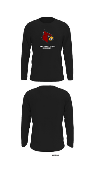 Long Sleeve Performance Shirt, Winlock Middle School Cross Country, Cross Country, Teamtime, Team time, sublimation, custom sports apparel, team uniforms, spirit wear, spiritwear, sports uniforms, custom shirts, team store, custom team store, fundraiser sports, apparel fundraiser