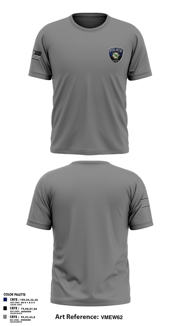 Old School Cotton Feel Shirt, Colbert PDColbert PD, , Teamtime, Team time, sublimation, custom sports apparel, team uniforms, spirit wear, spiritwear, sports uniforms, custom shirts, team store, custom team store, fundraiser sports, apparel fundraiser