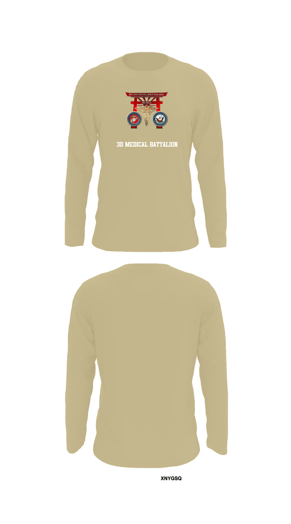 Long Sleeve Performance Shirt, 3D MEDICAL BATTALION, Marines, Teamtime, Team time, sublimation, custom sports apparel, team uniforms, spirit wear, spiritwear, sports uniforms, custom shirts, team store, custom team store, fundraiser sports, apparel fundraiser