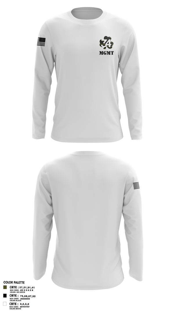 Long Sleeve Performance Shirt, 34 mgmt, , Teamtime, Team time, sublimation, custom sports apparel, team uniforms, spirit wear, spiritwear, sports uniforms, custom shirts, team store, custom team store, fundraiser sports, apparel fundraiser