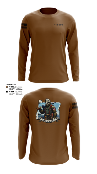 Long Sleeve Performance Shirt, 442 EUD, National Guard, Teamtime, Team time, sublimation, custom sports apparel, team uniforms, spirit wear, spiritwear, sports uniforms, custom shirts, team store, custom team store, fundraiser sports, apparel fundraiser