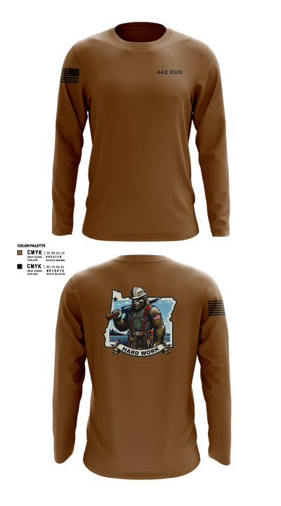 442 EUD 43184922 Long Sleeve Performance Shirt 181