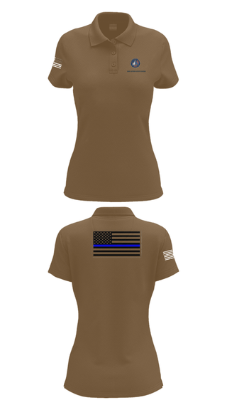 Womens Short Sleeve Performance Polo, NAVAL SUPPORT ACTIVITY BETHESDA SECURITY FORCES, Navy, Teamtime, Team time, sublimation, custom sports apparel, team uniforms, spirit wear, spiritwear, sports uniforms, custom shirts, team store, custom team store, fundraiser sports, apparel fundraiser