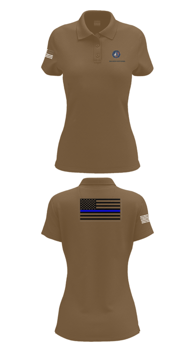 NAVAL SUPPORT ACTIVITY BETHESDA SECURITY FORCES 28838405 Women's Short Sleeve Performance Polo  - 14