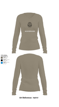 State of Hawaii Department of the Attorney General (HIAG) Civil Rights Investigations Unit 42845743 Women's Long Sleeve V-neck Shirt - 59