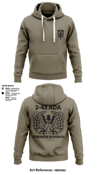 Hoodie, 2/43 ADA, Army, Teamtime, Team time, sublimation, custom sports apparel, team uniforms, spirit wear, spiritwear, sports uniforms, custom shirts, team store, custom team store, fundraiser sports, apparel fundraiser