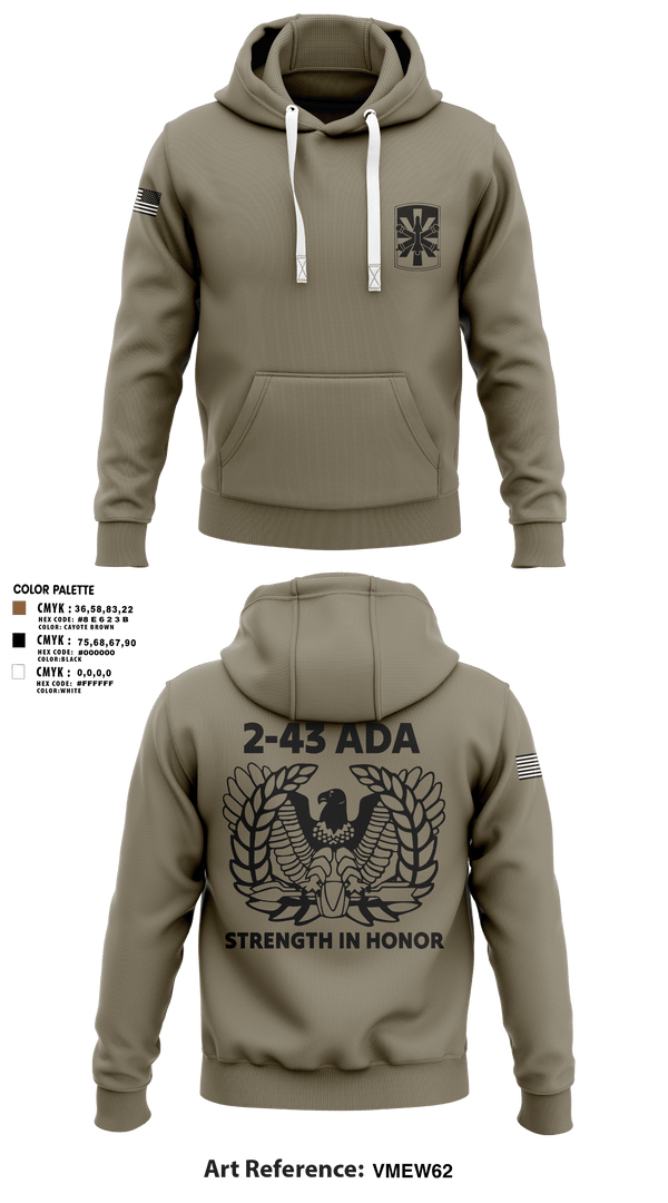 Hoodie, 2/43 ADA, Army, Teamtime, Team time, sublimation, custom sports apparel, team uniforms, spirit wear, spiritwear, sports uniforms, custom shirts, team store, custom team store, fundraiser sports, apparel fundraiser