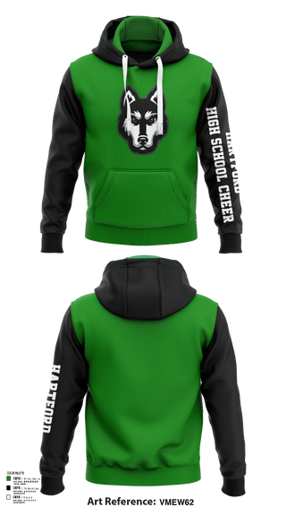 Hoodie, Hartford High School Cheer, Cheer, Teamtime, Team time, sublimation, custom sports apparel, team uniforms, spirit wear, spiritwear, sports uniforms, custom shirts, team store, custom team store, fundraiser sports, apparel fundraiser