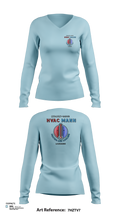 Hvacmannllc 74624786 Women's Long Sleeve V-neck Shirt - 120