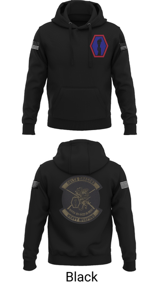 Hoodie, 100th Battalion 442nd Infantry Delta dragons, Army, Teamtime, Team time, sublimation, custom sports apparel, team uniforms, spirit wear, spiritwear, sports uniforms, custom shirts, team store, custom team store, fundraiser sports, apparel fundraiser