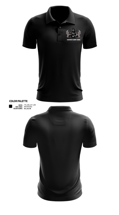 USANEC- Camp Zama, 78th Signal Battalion 94772078 Short Sleeve Performance Polo - 156