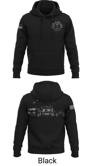 Hoodie, B Co. 1-126AVN, Army, Teamtime, Team time, sublimation, custom sports apparel, team uniforms, spirit wear, spiritwear, sports uniforms, custom shirts, team store, custom team store, fundraiser sports, apparel fundraiser