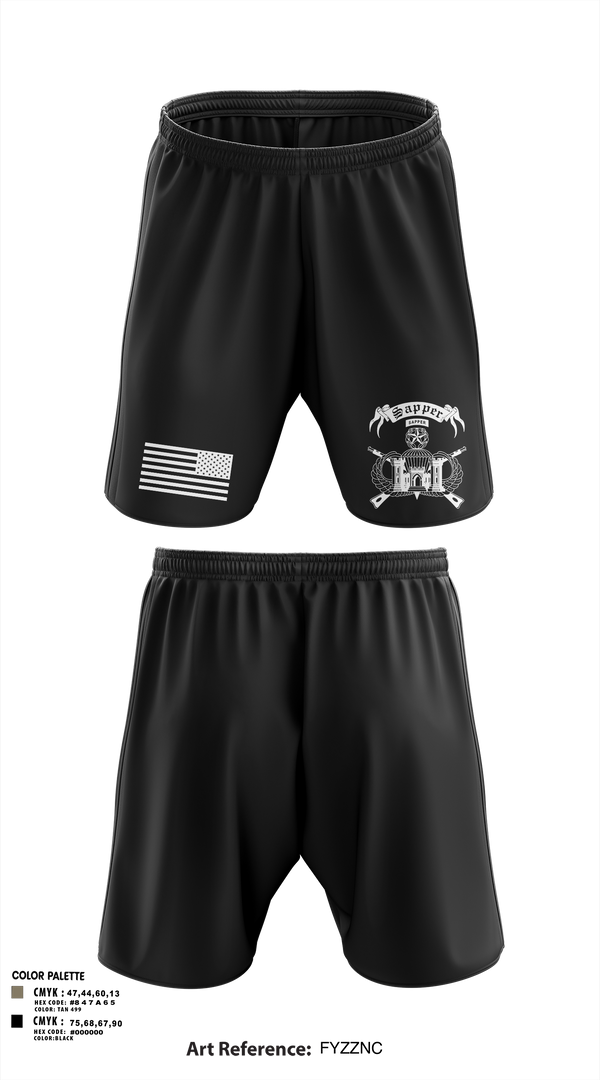 Athletic Shorts With Pockets, 95TH CEC-I, Army, Teamtime, Team time, sublimation, custom sports apparel, team uniforms, spirit wear, spiritwear, sports uniforms, custom shirts, team store, custom team store, fundraiser sports, apparel fundraiser