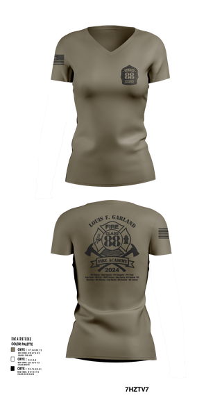 Womens Short Sleeve Vneck Shirt, Class 88, Air Force, Teamtime, Team time, sublimation, custom sports apparel, team uniforms, spirit wear, spiritwear, sports uniforms, custom shirts, team store, custom team store, fundraiser sports, apparel fundraiser