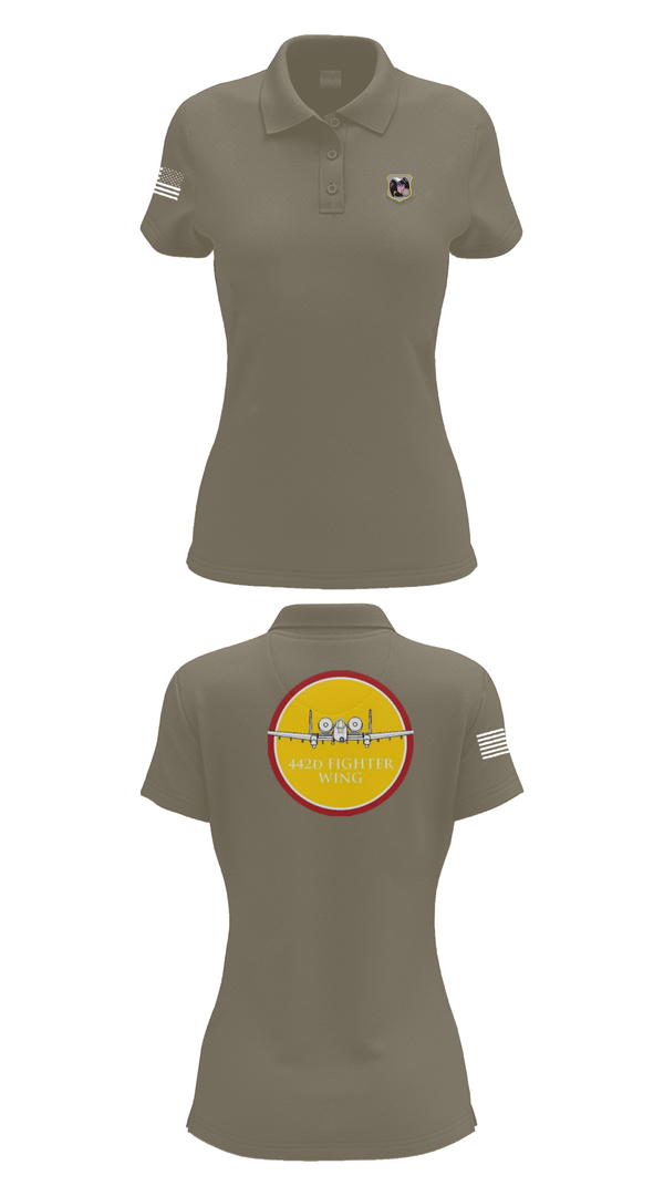 Womens Short Sleeve Performance Polo, 442D FW, , Teamtime, Team time, sublimation, custom sports apparel, team uniforms, spirit wear, spiritwear, sports uniforms, custom shirts, team store, custom team store, fundraiser sports, apparel fundraiser