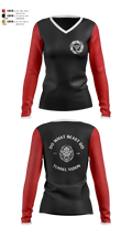 TUNNEL VIZION 60094204 Women's Long Sleeve V-neck Shirt - 3