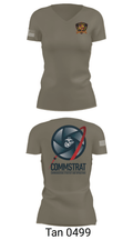 12th MLR COMMSTRAT 81672538 Women's Short Sleeve V-neck Shirt - 68