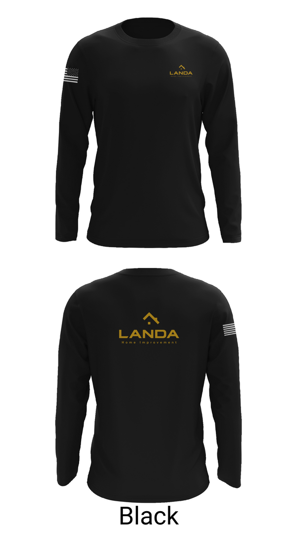 Long Sleeve Performance Shirt, Landa Home Improvement, , Teamtime, Team time, sublimation, custom sports apparel, team uniforms, spirit wear, spiritwear, sports uniforms, custom shirts, team store, custom team store, fundraiser sports, apparel fundraiser