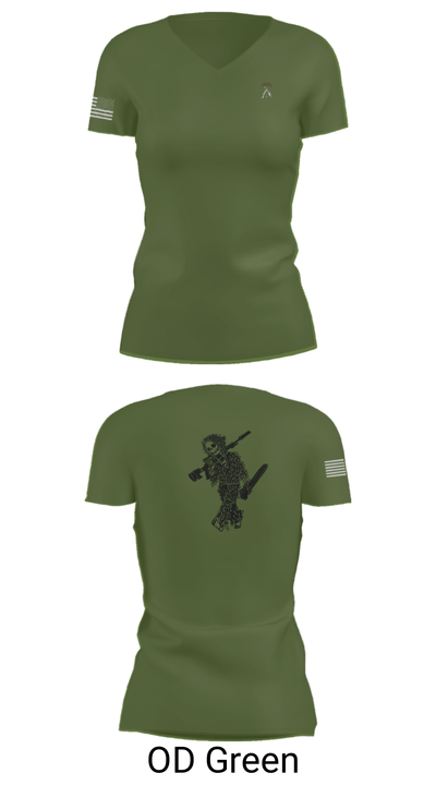 2-5 CAV Snipers 24011849 Women's Short Sleeve V-neck Shirt - 48