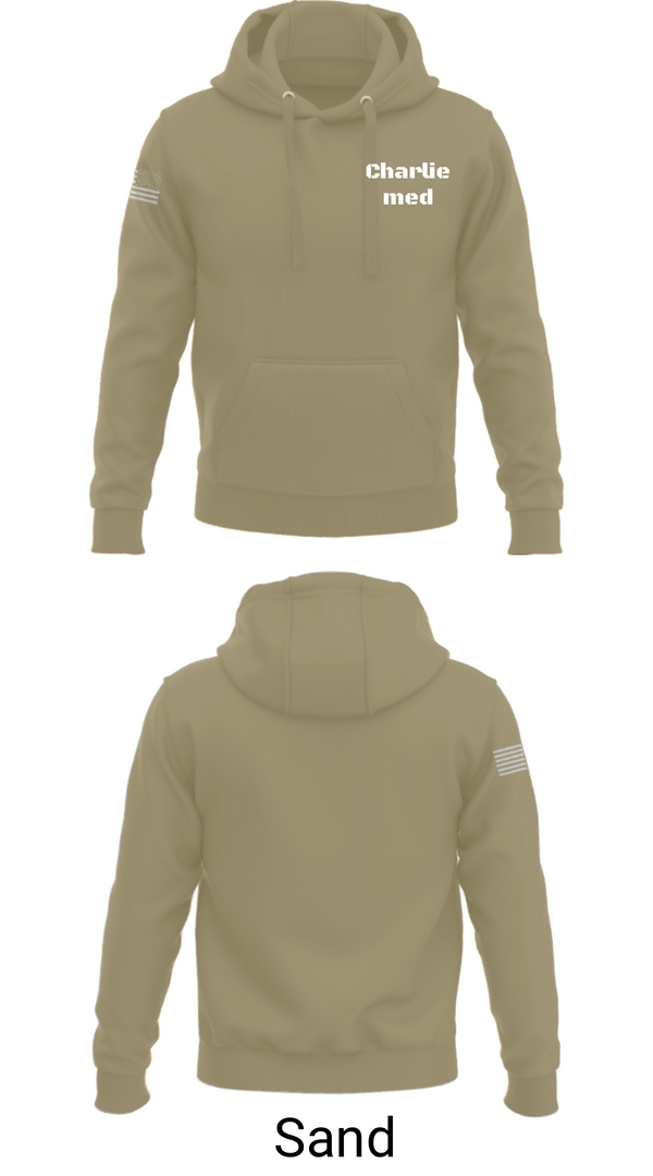 Hoodie, Charlie med, Army, Teamtime, Team time, sublimation, custom sports apparel, team uniforms, spirit wear, spiritwear, sports uniforms, custom shirts, team store, custom team store, fundraiser sports, apparel fundraiser