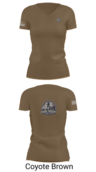 Womens Short Sleeve Vneck Shirt, Gravediggers, , Teamtime, Team time, sublimation, custom sports apparel, team uniforms, spirit wear, spiritwear, sports uniforms, custom shirts, team store, custom team store, fundraiser sports, apparel fundraiser