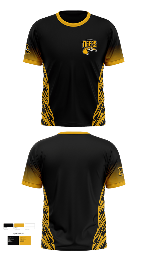 Short Sleeve Performance Shirt, Raton High School Football, , Teamtime, Team time, sublimation, custom sports apparel, team uniforms, spirit wear, spiritwear, sports uniforms, custom shirts, team store, custom team store, fundraiser sports, apparel fundraiser