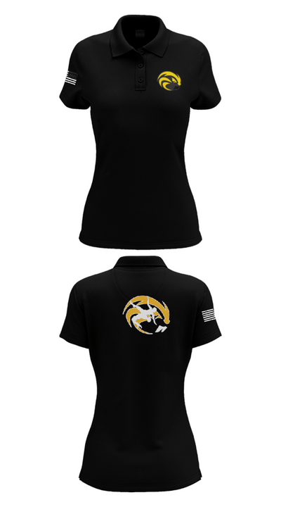 Riverside High School Wrestling 54131905 Women's Short Sleeve Performance Polo  - 36
