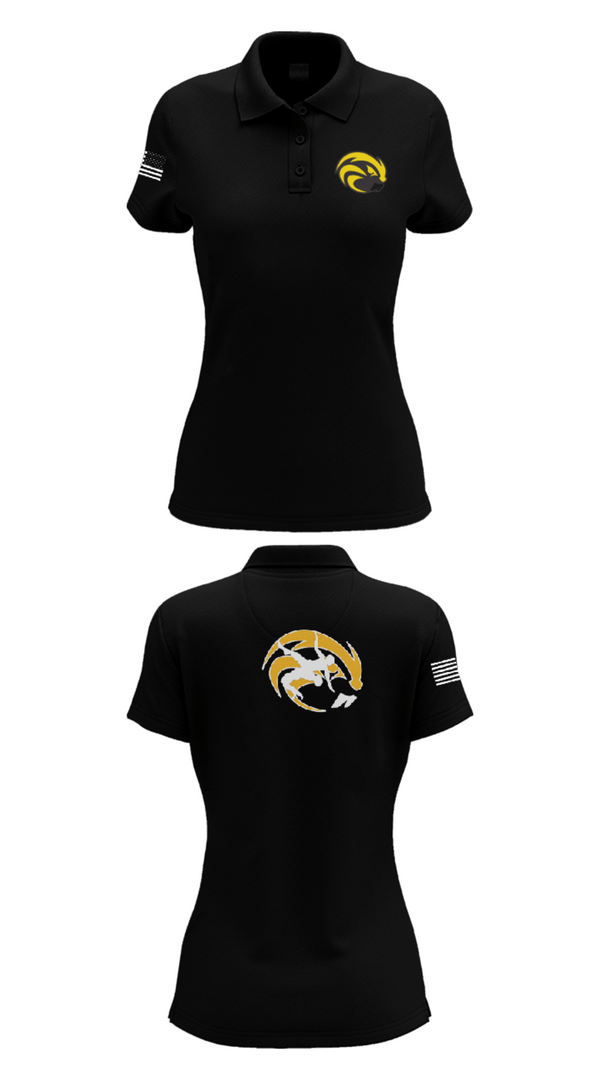 Womens Short Sleeve Performance Polo, Riverside High School Wrestling, Wrestling, Teamtime, Team time, sublimation, custom sports apparel, team uniforms, spirit wear, spiritwear, sports uniforms, custom shirts, team store, custom team store, fundraiser sports, apparel fundraiser