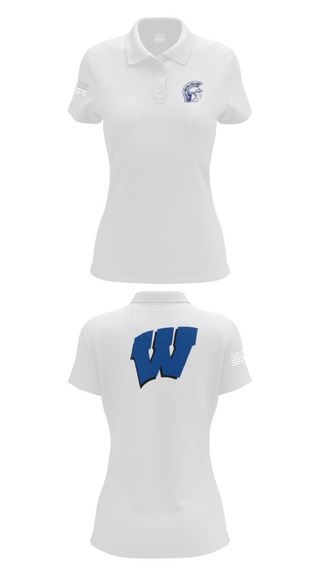 Womens Short Sleeve Performance Polo, James B Hunt High School Football, Football, Teamtime, Team time, sublimation, custom sports apparel, team uniforms, spirit wear, spiritwear, sports uniforms, custom shirts, team store, custom team store, fundraiser sports, apparel fundraiser