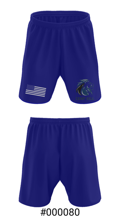 Camp Hill High School Track 7668587 Athletic Shorts With Pockets - 15
