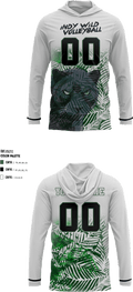 North Central Panthers Volleyball 62579612 Short Sleeve Performance Shirt with hood - 31
