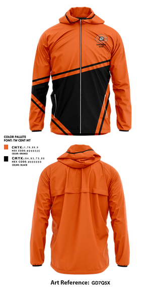 Windbreaker, Coalinga High School Band, Spirit Store, Teamtime, Team time, sublimation, custom sports apparel, team uniforms, spirit wear, spiritwear, sports uniforms, custom shirts, team store, custom team store, fundraiser sports, apparel fundraiser