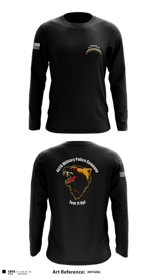 Long Sleeve Performance Shirt, 46th Military Police Company, , Teamtime, Team time, sublimation, custom sports apparel, team uniforms, spirit wear, spiritwear, sports uniforms, custom shirts, team store, custom team store, fundraiser sports, apparel fundraiser