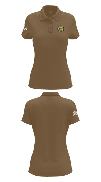 Dutchess County Drug Task Force 69240930 Women's Short Sleeve Performance Polo  - 14