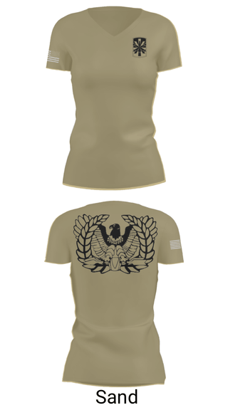 Womens Short Sleeve Vneck Shirt, 2/43 ADA, Army, Teamtime, Team time, sublimation, custom sports apparel, team uniforms, spirit wear, spiritwear, sports uniforms, custom shirts, team store, custom team store, fundraiser sports, apparel fundraiser