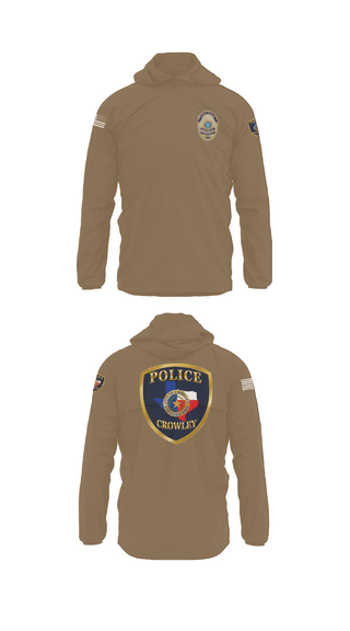 Windbreaker, Crowley Police Department, , Teamtime, Team time, sublimation, custom sports apparel, team uniforms, spirit wear, spiritwear, sports uniforms, custom shirts, team store, custom team store, fundraiser sports, apparel fundraiser
